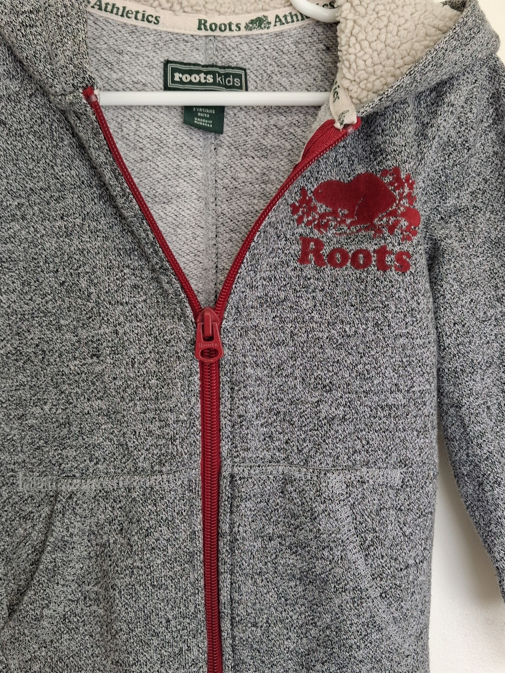 Roots Kids Cabin Collection Hooded Jumper Onesie - Size 3T